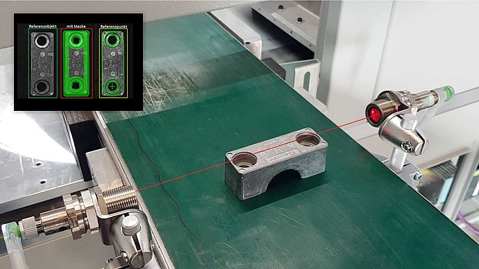 In einem Arbeitsschritt: Bauteile prüfen und Lage erkennen In einem Arbeitsschritt: Bauteile prüfen und Lage erkennen